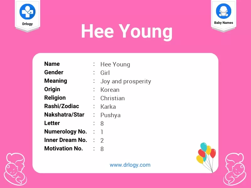 Hee Young Name Meaning